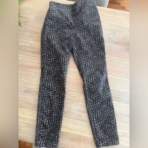 H&M Black and Tan Printed Pants